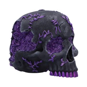 Rose Geode Skull 19cm