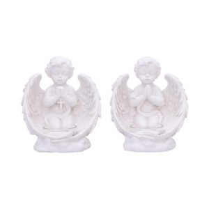 Whispers to Heaven Tea Light Holders (Set of 2) 12.7cm