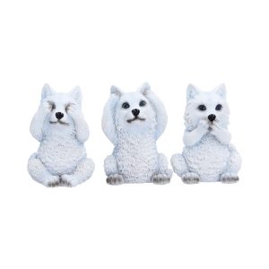 Three Wise Wolf Pups