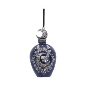 Moon Hex Bottle Hanging Ornament 9.8cm